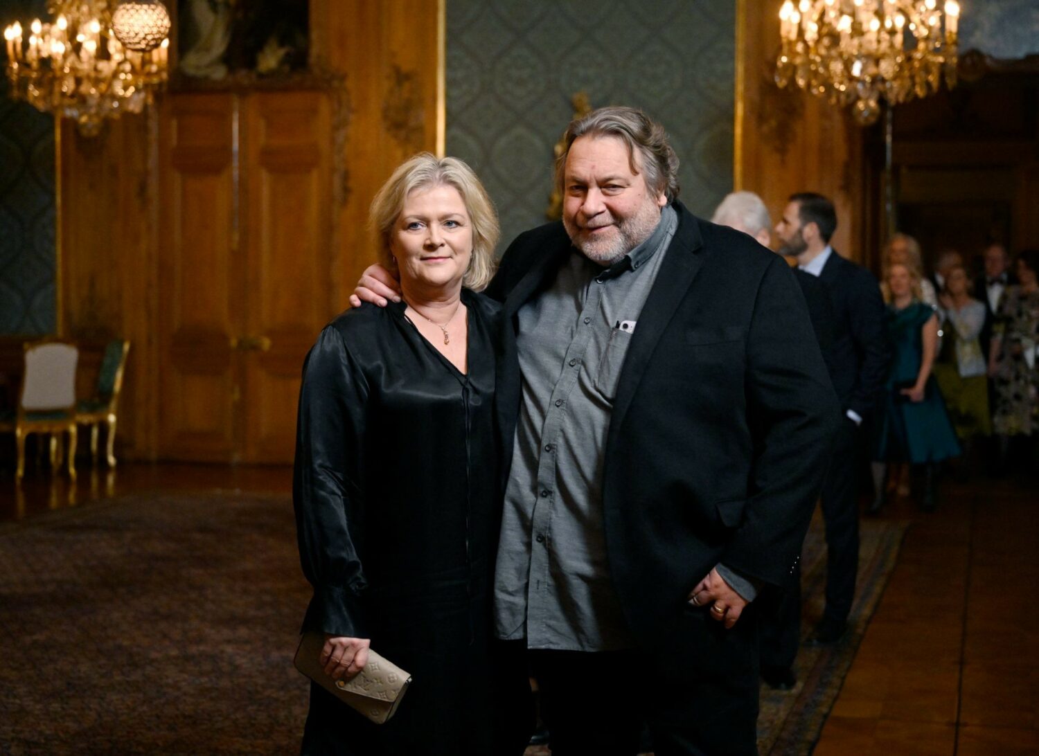 Att brygga öl med Leif GW är nya projektet för superentreprenören och miljardären Torsten Jansson. Här tillsammans med hustrun Ulrica Messing på kungafamiljens Sverigemiddag på Stockholms slott i fjol. Arkivbild: TT