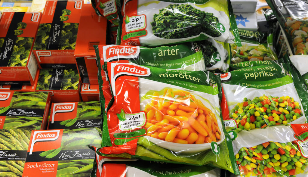 Frysta grönsaker