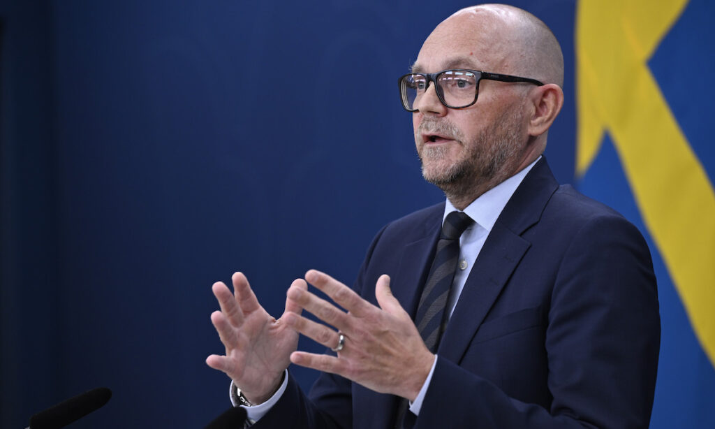 Arbetsmarknadsminister Johan Britz (L)