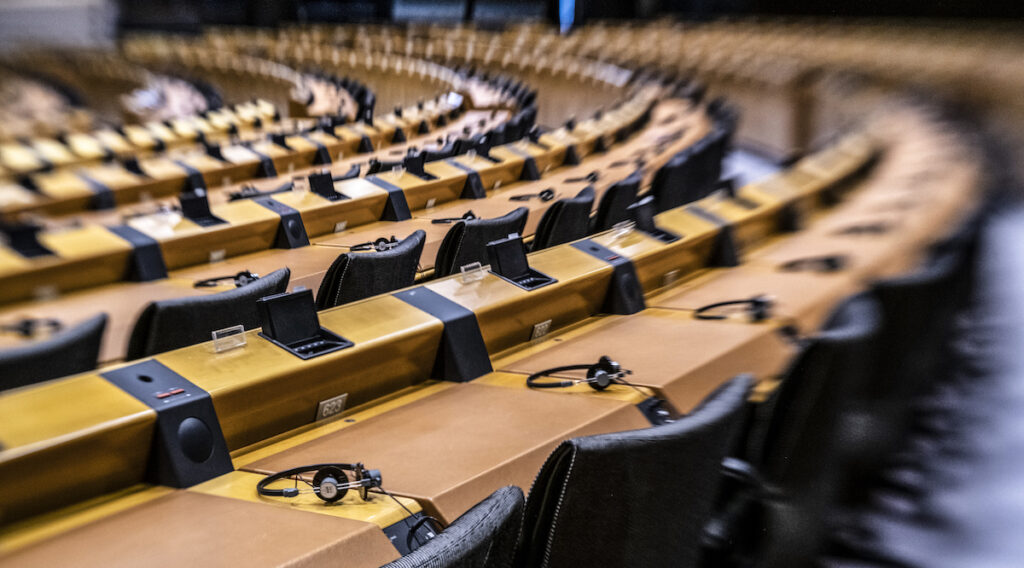Europaparlamentetparlamentet, interiör
