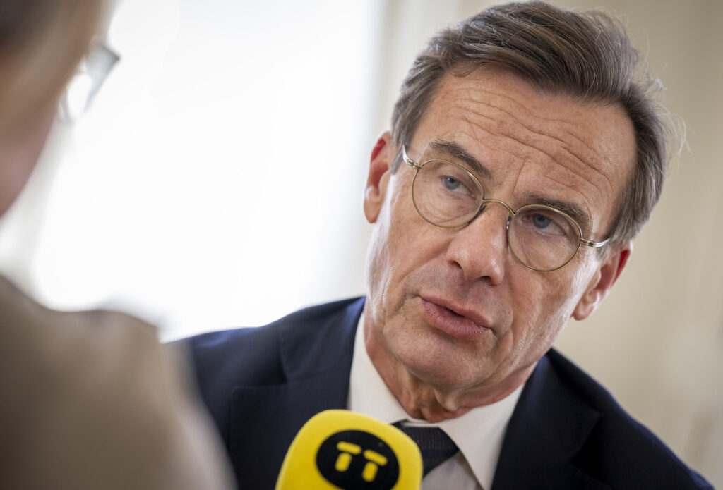 Statsminister Ulf Kristersson