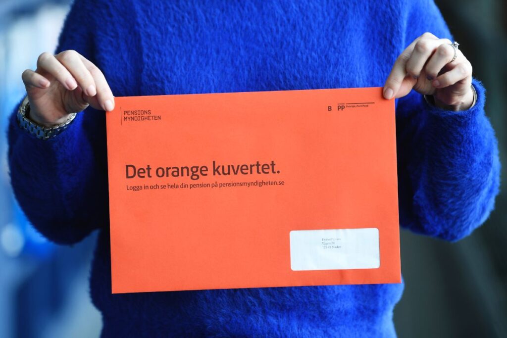 Orange kuvert