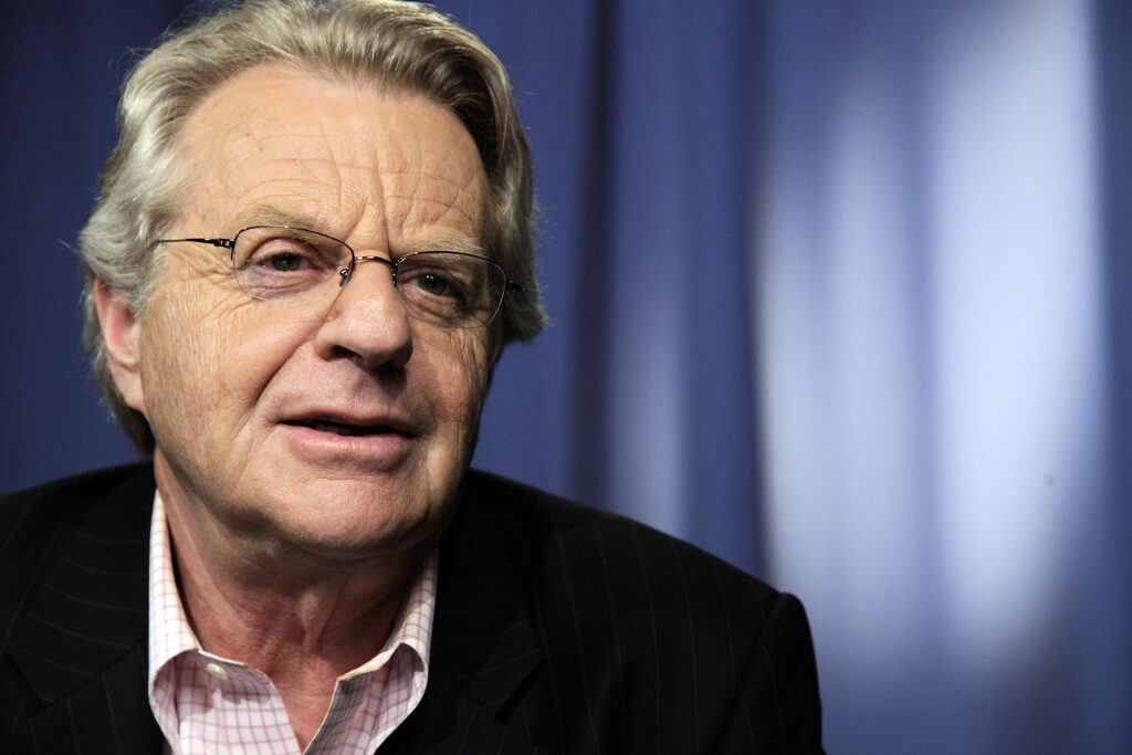 Jerry Springer ledde ett program i eget namn. Pressbild.
